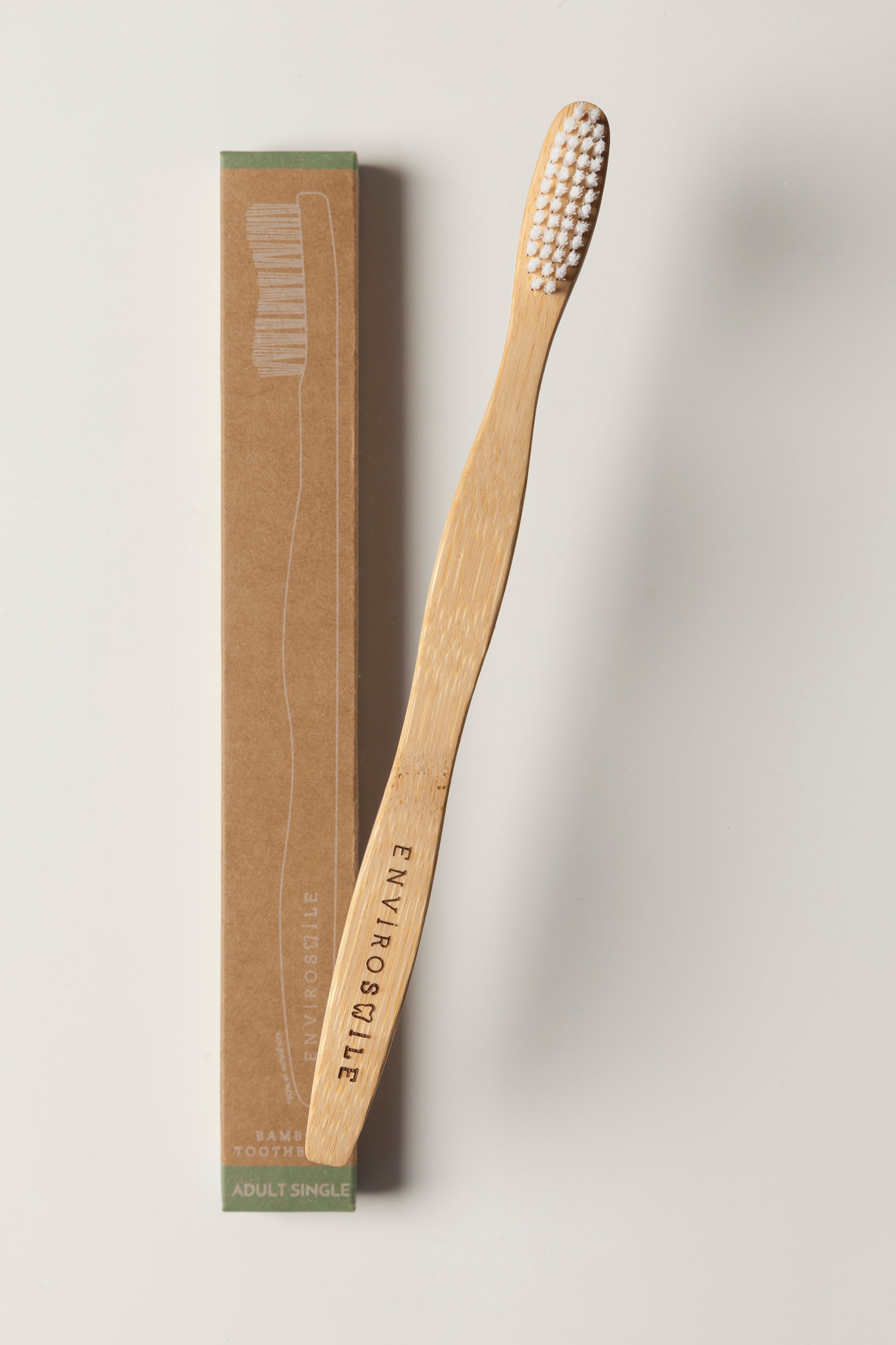 Single Adult Bamboo Toothbrushes